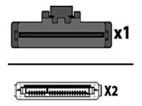 SUPERMICRO SUPERMICRO SlimSAS x8 to PCIe 2x SFF-8639&amp;PWR,G4,55CM,85