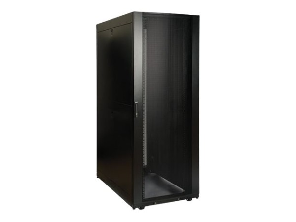 EATON TRIPPLITE 48U SmartRack Deep and Wide Rack Enclosure Cabinet with doo SR48UBDPWD
