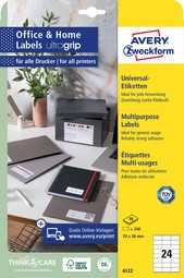 AVERY Zweckform Universal-Etiketten Office&Home, 105 x 48 mm