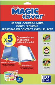 Oxford Buchschoner "Magic Cover", Inhalt: 5 Blatt