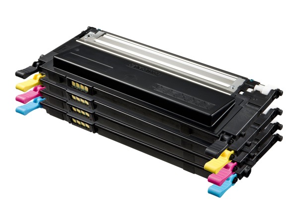 SAMSUNG CLT P4092C 4er Pack Schwarz, Gelb, Cyan, Magenta Tonerpatrone CLT-P4092C/ELS