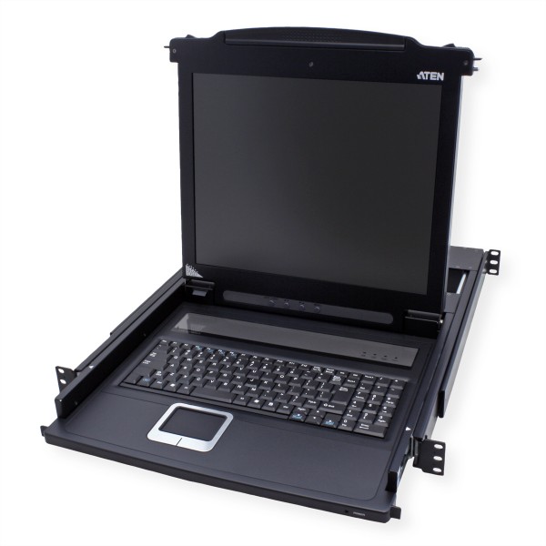 ATEN ATEN CL-1000MUS 17" LCD-Konsole (USB - PS/2 VGA) mit amerikanischem Tastaturlayout