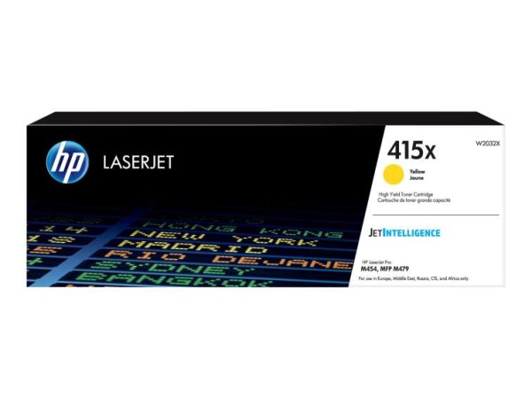 HP 415X Yellow LaserJet Toner Cartridge W2032X
