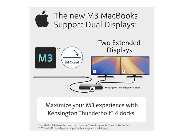 KENSINGTON KENSINGTON Dockingstation SD5760T Thunderbolt 4 Dual4K