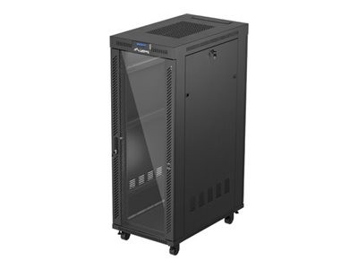 LANBERG LANBERG 19" 32U 600x1000 freist. LCD Glastür (FlatPack) sw