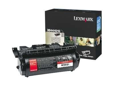 LEXMARK Schwarz Tonerpatrone X644H21E