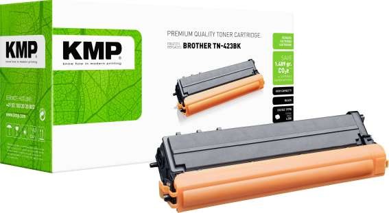 KMP Tonerkartusche ersetzt Brother TN423BK 1265,3000