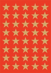 HERMA Weihnachts-Sticker DECOR "Sterne", 8 mm, gold
