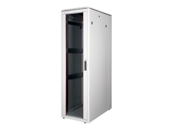 EQUIP EQUIP Serverschrank 19"  42U 600x1000mm Glastür  grau