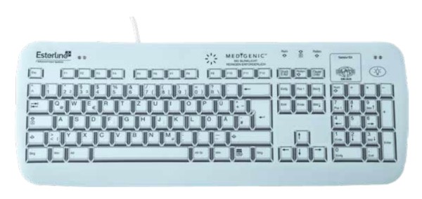 REIN MEDICAL MEDIGENIC Tastatur Compliance USB&PS2 Medical Safety 105 DE