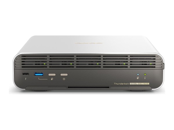 QNAP TBS-h574TX-i3-12G 5-bay All-Flash NASbook Intel Core i3-1320PE 8C/12T TBS-H574TX-I3-12G