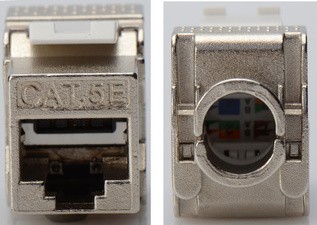 DIGITUS Keystone Modul Kat.5e, 1 x RJ45, geschirmt