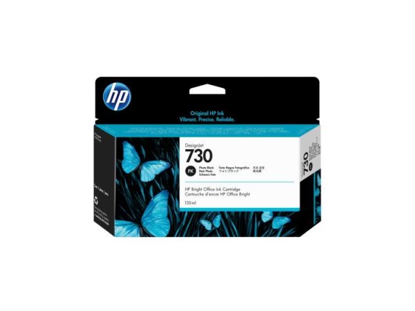 HP 730 Photo schwarz DesignJet Tintenpatrone P2V67A