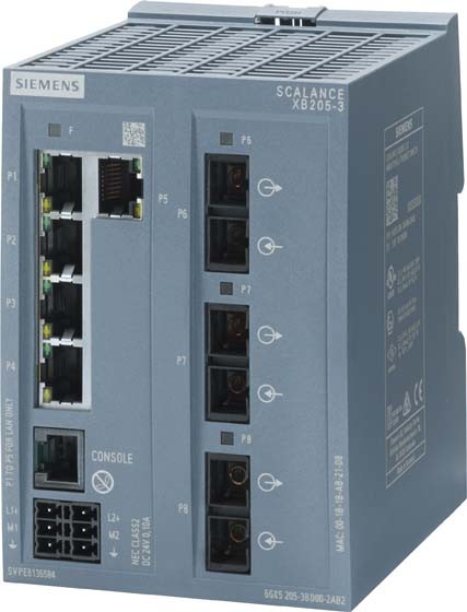 SIEMENS SIEMENS SCALANCE XB205-3 6GK5205-3BD00-2AB2 manage-barer Layer 2 IE-Switch 6GK5205-