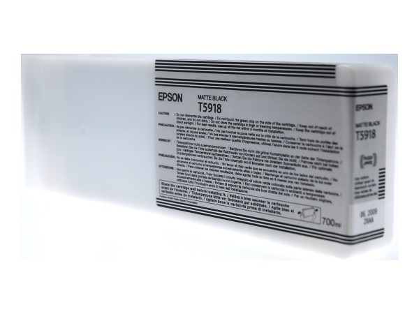 EPSON T5918 Ink Cartridge Matte Black Standard Capacity 700ml 1-pack C13T59180N