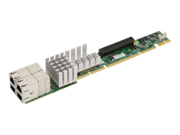 SUPERMICRO 1U ULTRA RISER 4-PORT 10GBASET AOC-UR-I4XT
