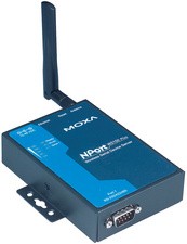 MOXA WLAN Serial Device Server, 1 x RS232/422/485 Port