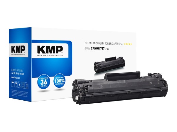 KMP KMP C-T38 Toner schwarz kompatibel mit Canon 737