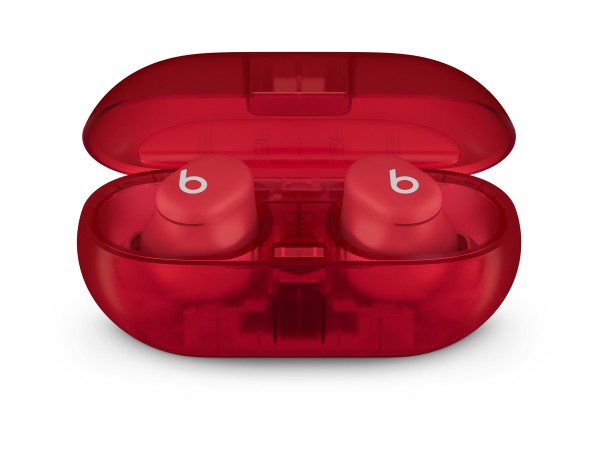 APPLE Solo Buds True Wireless In-Ear Kopfhörer Transparent Red MUW03ZM/A