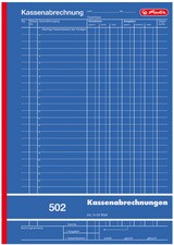 herlitz Formularbuch "Kassenabrechnung 502", DIN A4