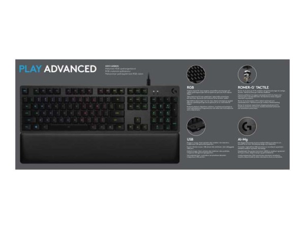 LOGITECH G513 CARBON GX BROWN CARBON 920-009330