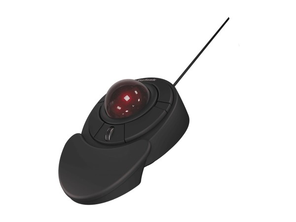 KEYSONIC KEYSONIC Mouse ergonomisch Trackball USB 2.0 optisch schwarz - Maus