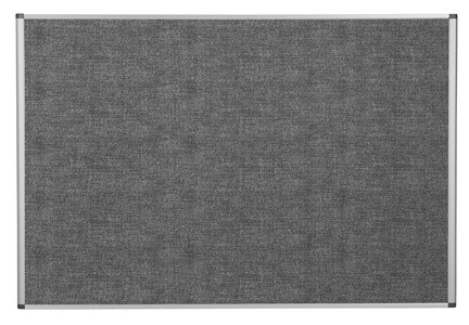 Bi-Office Textiltafel, lärmschützend, 900 x 600 mm, grau