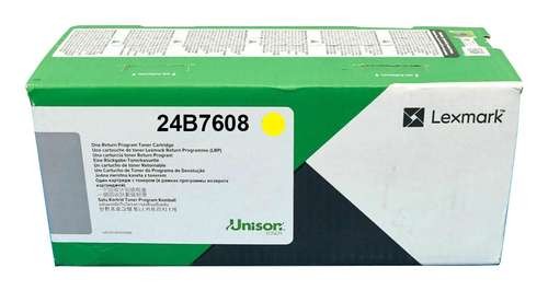LEXMARK XC8355 95x 96x Yellow Rtn 12K Cartridge 24B7608