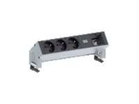 BACHMANN Steckdosenleiste Desk2 3xUTE Dosen 35° 902.404