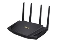 ASUS ASUS RT-AX58U V2 WLAN Router [WiFi 6 (802.11ax), Dual-Band, bis zu 3.000 Mbit/s]