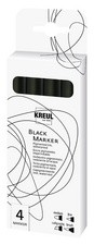 KREUL Black Marker, schwarz, 4er Set