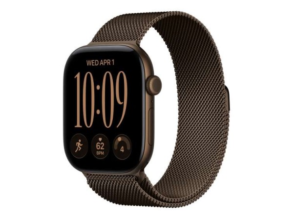 APPLE Watch S12 Aluminium 46mm Dunkelbronze (Milanaise Armband dunkelbronze MKD74ZR/A