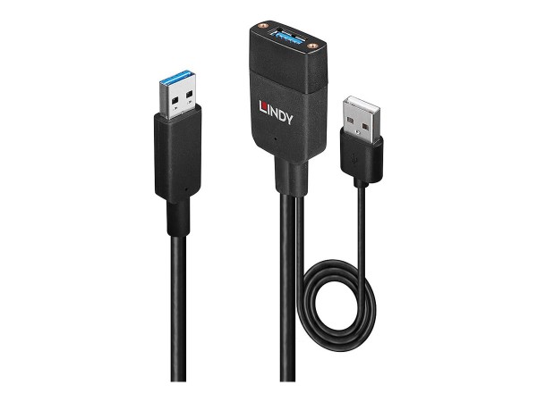LINDY LINDY 35m USB 3.2 Gen 2 Typ A Hybridkabel