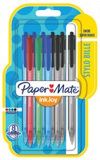 Paper:Mate Kugelschreiber InkJoy 100 RT, 8er Blister