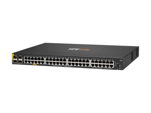 HPE Aruba Networking CX 6000 48p 10M/100M/1G Class4 PoE 4p SFP 1G 370W Swit R8N85B#ABB