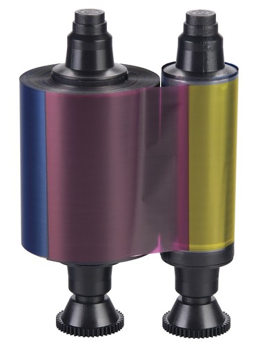 EVOLIS Half-panel color ribbon - YMCKO - Farbband - 1 x Gelb, Cyan, Magenta R3013