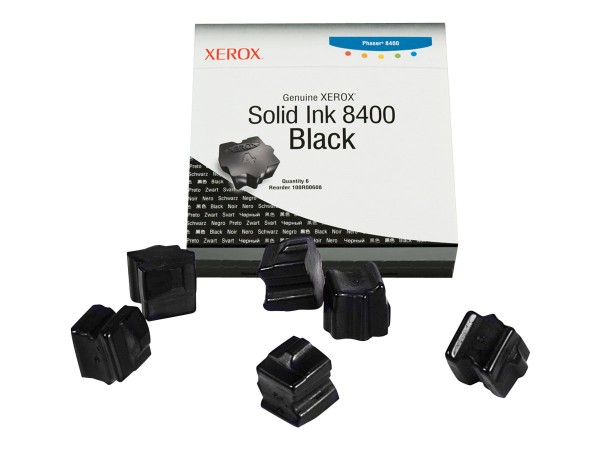 XEROX Phaser 8400 6 Schwarz feste Tinten 108R00608