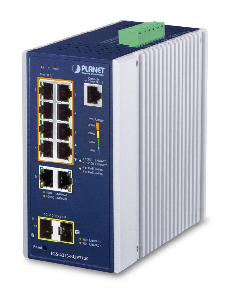 PLANET TECHNOLOGY IGS-4215-8UP2T2S IGS-4215-8UP2T2S