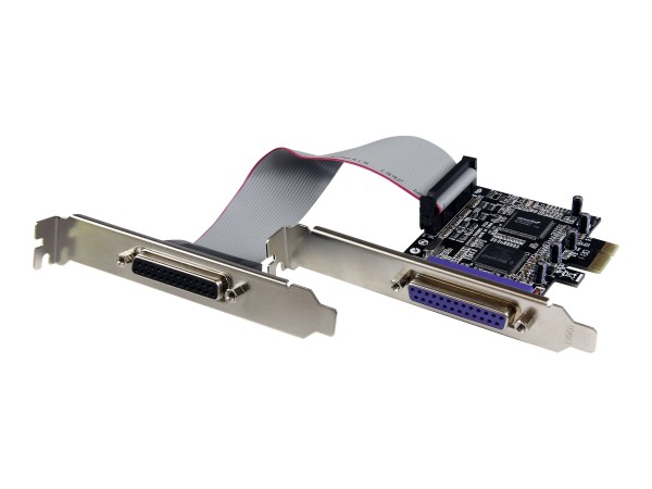 STARTECH.COM 2 Port PCI Express Parallel IEE1284 Schnittstellenkarte - PCIe PEX2PECP2