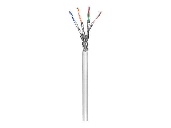 WENTRONIC WENTRONIC Patchkabel CAT6 100m SOLID SFTP PMF Verlegekabel (93955)