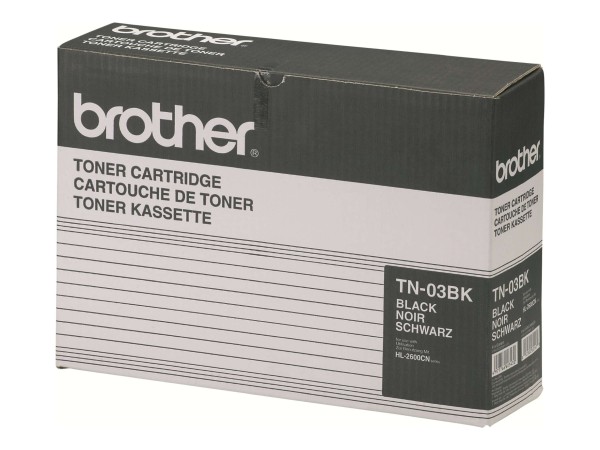 BROTHER Schwarz Tonerpatrone TN03BK