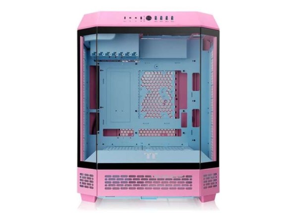 THERMALTAKE The Tower 600 pink Tempered Glass x 3 CA-1Z1-00MAWN-00
