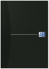 Oxford Notizbuch "Smart Black" - gebunden, DIN A5, kariert