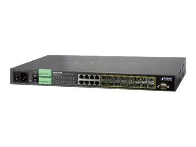 PLANET TECHNOLOGY PLANET 16-Port GE SFP + 8-Port GE L2/L4 Managed Metro Swi MGSW-24160F