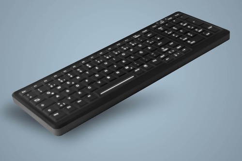ACTIVE KEY AK-CB7000F-U1-B/US - versiegelt - beleuchtete Tasten - schwarz - AK-CB7000F-U1-B/US
