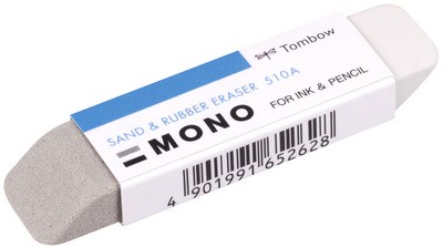 Tombow Naturkautschuk-Kombi-Radierer "MONO sand & rubber"