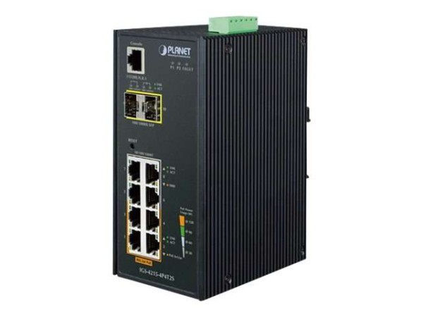 PLANET TECHNOLOGY 4-Port 10/100/1000T mgd.Switch IGS-4215-4P4T2S