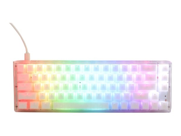 DUCKYCHANNEL DUCKYCHANNEL Ducky One 3 Aura White SF Gaming DE-Layout, RGB, Hot Swap, Gateron Baby Kangaroo