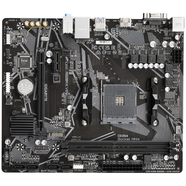 GIGABYTE AMD AM4 A520M K V2 1.0 SAM4 A520M K V2