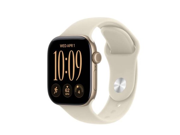 APPLE Watch S12 Aluminium Cellular 42mm Lichtgold (Sportarmband sand) S/M MJG24ZR/A